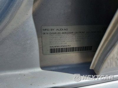 Zdjęcie 12 z 12 samochodu: 2015 AUDI A4 PREMIUM VIN:WAUBFAFL9FN004751 - miniatura