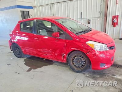 Czwarte zdjęcie samochodu z boku: 2014 TOYOTA YARIS 5-DOOR LE VIN:JTDKTUD36ED585243 - miniatura