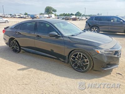Czwarte zdjęcie samochodu z boku: 2022 HONDA ACCORD SPORT VIN:1HGCV2F39NA006331 - miniatura