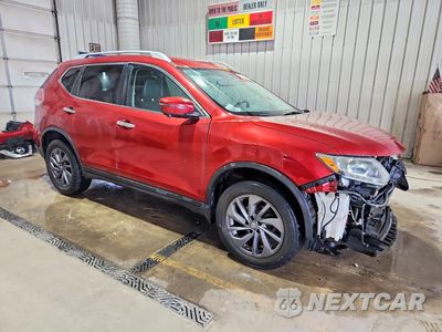Czwarte zdjęcie samochodu z boku: 2016 NISSAN ROGUE SL VIN:5N1AT2MV6GC761357 - miniatura