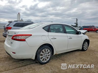 Trzecie zdjęcie samochodu z tyłu: 2014 NISSAN SENTRA SV VIN:3N1AB7AP4EL664768 - miniatura