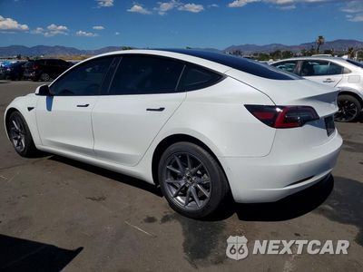 Drugie zdjęcie samochodu z przodu: 2021 TESLA MODEL 3 VIN:5YJ3E1EB6MF065621 - miniatura