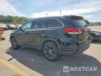 Drugie zdjęcie samochodu z przodu: 2019 TOYOTA HIGHLANDER XLE VIN:5TDJZRFH0KS621962 - miniatura