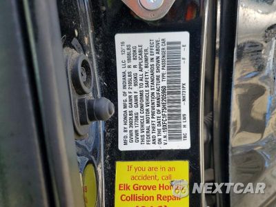 Zdjęcie 12 z 12 samochodu: 2017 HONDA CIVIC EXL VIN:19XFC1F75HE205960 - miniatura