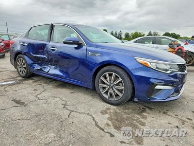 Czwarte zdjęcie samochodu z boku: 2019 KIA OPTIMA EX VIN:5XXGU4L14KG366852 - miniatura