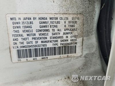 Zdjęcie 12 z 12 samochodu: 2013 HONDA FIT SPORT VIN:JHMGE8H55DC027955 - miniatura