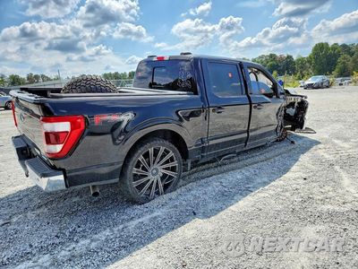 Trzecie zdjęcie samochodu z tyłu: 2022 FORD F150 SUPERCREW VIN:1FTEW1CP2NKE19059 - miniatura
