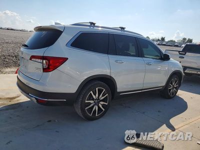 Trzecie zdjęcie samochodu z tyłu: 2021 HONDA PILOT TOURING VIN:5FNYF6H97MB093114 - miniatura