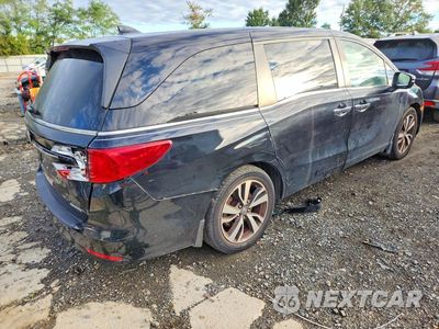 Trzecie zdjęcie samochodu z tyłu: 2021 HONDA ODYSSEY TOURING VIN:5FNRL6H85MB035779 - miniatura