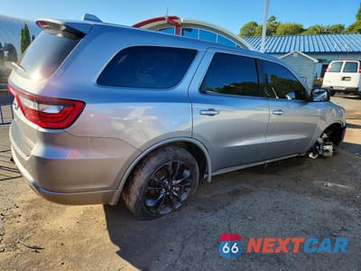 Trzecie zdjęcie samochodu z tyłu: 2021 DODGE DURANGO SXT VIN:1C4RDJAG6MC523864 - miniatura