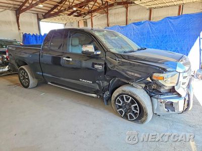 Czwarte zdjęcie samochodu z boku: 2018 TOYOTA TUNDRA DOUBLE CAB LIMITED VIN:5TFBW5F11JX754697 - miniatura