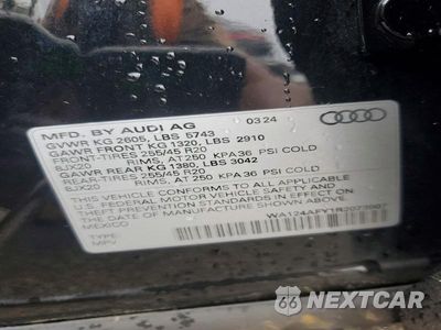 Zdjęcie 12 z 12 samochodu: 2024 AUDI SQ5 SPORTBACK PREMIUM PLUS VIN:WA124AFY1R2073907 - miniatura