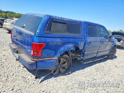 Trzecie zdjęcie samochodu z tyłu: 2018 FORD F150 SUPERCREW VIN:1FTEW1EG4JFA55968 - miniatura