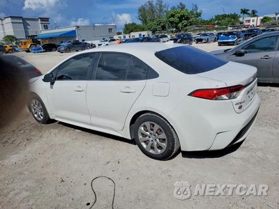 Drugie zdjęcie samochodu z przodu: 2021 TOYOTA COROLLA LE VIN:JTDEPMAE2MJ124953 - miniatura