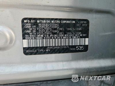 Zdjęcie 13 z 13 samochodu: 2019 MITSUBISHI ECLIPSE CROSS ES VIN:JA4AS3AA2KZ018676 - miniatura