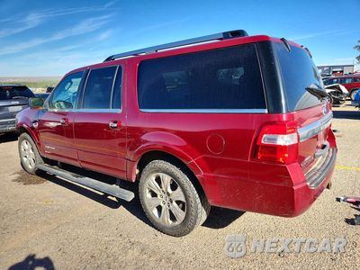 Drugie zdjęcie samochodu z przodu: 2015 FORD EXPEDITION EL PLATINUM VIN:1FMJK1MT0FEF41906 - miniatura