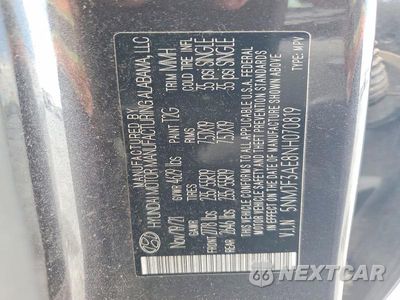 Zdjęcie 13 z 13 samochodu: 2022 HYUNDAI TUCSON SEL VIN:5NMJF3AE8NH070819 - miniatura