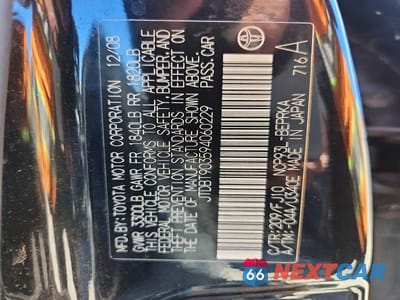 Zdjęcie 13 z 13 samochodu: 2009 TOYOTA YARIS BASE VIN:JTDBT903594060229 - miniatura