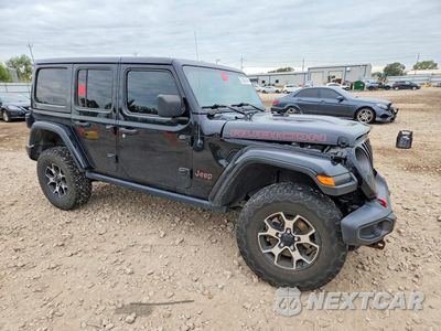Czwarte zdjęcie samochodu z boku: 2022 JEEP WRANGLER UNLIMITED RUBICON VIN:1C4HJXFG6NW138529 - miniatura