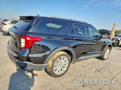Trzecie zdjęcie samochodu z tyłu: 2022 FORD EXPLORER LIMITED VIN:1FMSK7FH3NGA64374 - miniatura