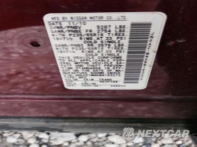 Zdjęcie 13 z 13 samochodu: 2011 NISSAN MURANO S VIN:JN8AZ1MWXBW163273 - miniatura