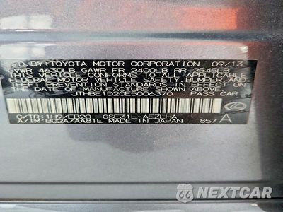 Zdjęcie 13 z 13 samochodu: 2014 LEXUS IS 350 VIN:JTHBE1D20E5006370 - miniatura