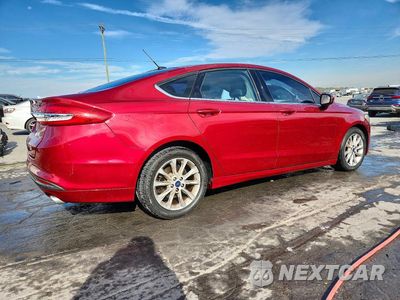 Trzecie zdjęcie samochodu z tyłu: 2017 FORD FUSION SE VIN:3FA6P0H70HR377419 - miniatura