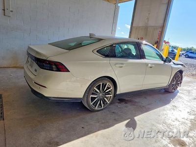 Trzecie zdjęcie samochodu z tyłu: 2023 HONDA ACCORD TOURING HYBRID VIN:1HGCY2F85PA024900 - miniatura