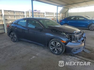Czwarte zdjęcie samochodu z boku: 2017 HONDA CIVIC EXL VIN:19XFC1F73HE209778 - miniatura