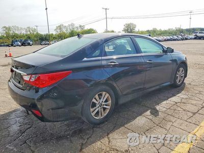 Trzecie zdjęcie samochodu z tyłu: 2014 HYUNDAI SONATA GLS VIN:5NPEB4AC2EH940665 - miniatura