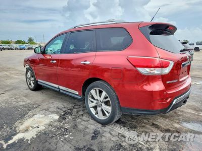 Drugie zdjęcie samochodu z przodu: 2013 NISSAN PATHFINDER PLATINUM VIN:5N1AR2MN6DC664038 - miniatura