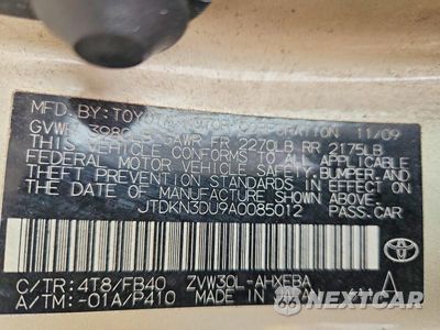 Zdjęcie 13 z 13 samochodu: 2010 TOYOTA PRIUS III VIN:JTDKN3DU9A0085012 - miniatura