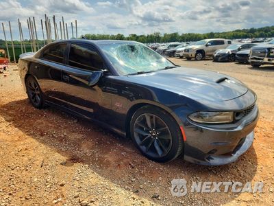 Czwarte zdjęcie samochodu z boku: 2019 DODGE CHARGER SCAT PACK VIN:2C3CDXGJ6KH605751 - miniatura