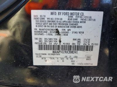 Zdjęcie 13 z 13 samochodu: 2018 FORD ECOSPORT SES VIN:MAJ6P1CL9JC208241 - miniatura