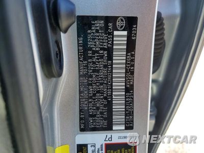 Zdjęcie 12 z 12 samochodu: 2017 TOYOTA CAMRY HYBRID XLE VIN:4T1BD1FK2HU214418 - miniatura