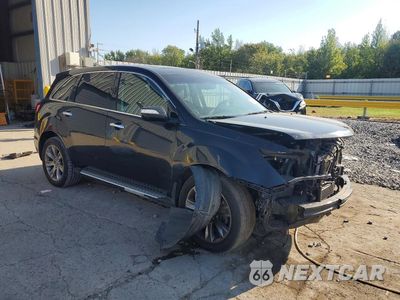 Czwarte zdjęcie samochodu z boku: 2010 ACURA MDX ADVANCE VIN:2HNYD2H50AH500119 - miniatura