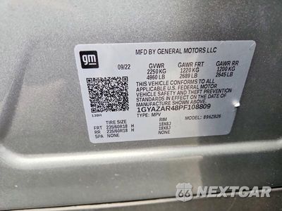 Zdjęcie 14 z 14 samochodu: 2023 CADILLAC XT4 LUXURY VIN:1GYAZAR48PF108809 - miniatura