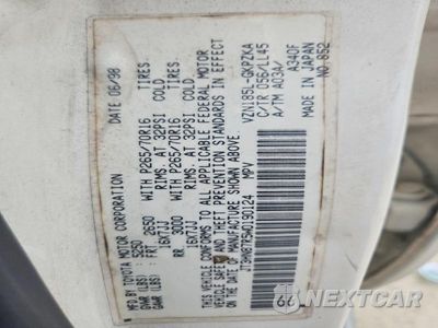 Zdjęcie 14 z 14 samochodu: 1998 TOYOTA 4RUNNER LIMITED VIN:JT3HN87R5W0190124 - miniatura