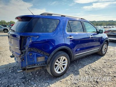 Trzecie zdjęcie samochodu z tyłu: 2015 FORD EXPLORER XLT VIN:1FM5K7D84FGC59644 - miniatura
