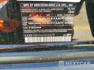 Zdjęcie 13 z 13 samochodu: 2010 MERZ GL CLASS GL450 4D SU VIN:4JGBF7BE9AA556579 - miniatura