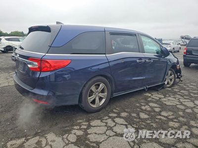 Trzecie zdjęcie samochodu z tyłu: 2019 HONDA ODYSSEY EX VIN:5FNRL6H58KB112888 - miniatura