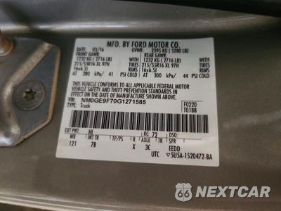 Zdjęcie 13 z 13 samochodu: 2016 FORD TRANSIT CONNECT XLT VIN:NM0GE9F70G1271585 - miniatura