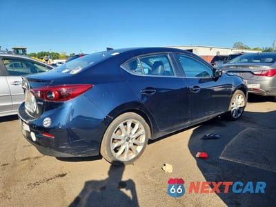 Trzecie zdjęcie samochodu z tyłu: 2014 MAZDA 3 TOURING VIN:JM1BM1V35E1172919 - miniatura