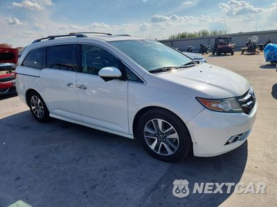 Czwarte zdjęcie samochodu z boku: 2014 HONDA ODYSSEY TOURING VIN:5FNRL5H91EB097300 - miniatura