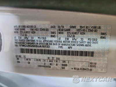 Zdjęcie 13 z 13 samochodu: 2025 FORD ESCAPE ACTIVE VIN:1FMCU9GN0SUA16133 - miniatura