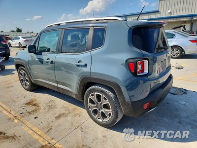 Drugie zdjęcie samochodu z przodu: 2017 JEEP RENEGADE LIMITED VIN:ZACCJADBXHPE81960 - miniatura