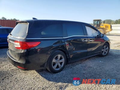 Trzecie zdjęcie samochodu z tyłu: 2019 HONDA ODYSSEY EXL VIN:5FNRL6H77KB122619 - miniatura