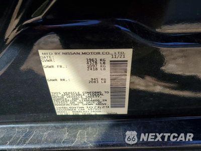 Zdjęcie 12 z 12 samochodu: 2022 NISSAN ALTIMA SV VIN:1N4BL4DV7NN307629 - miniatura