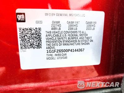 Zdjęcie 13 z 13 samochodu: 2023 CHEVROLET BOLT EUV PREMIER VIN:1G1FZ6S00P4144367 - miniatura