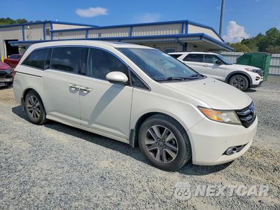 Czwarte zdjęcie samochodu z boku: 2016 HONDA ODYSSEY TOURING VIN:5FNRL5H92GB105035 - miniatura